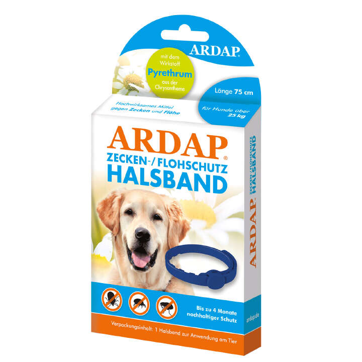 ARDAP Zecken- und Flohschutzhalsband Hund
